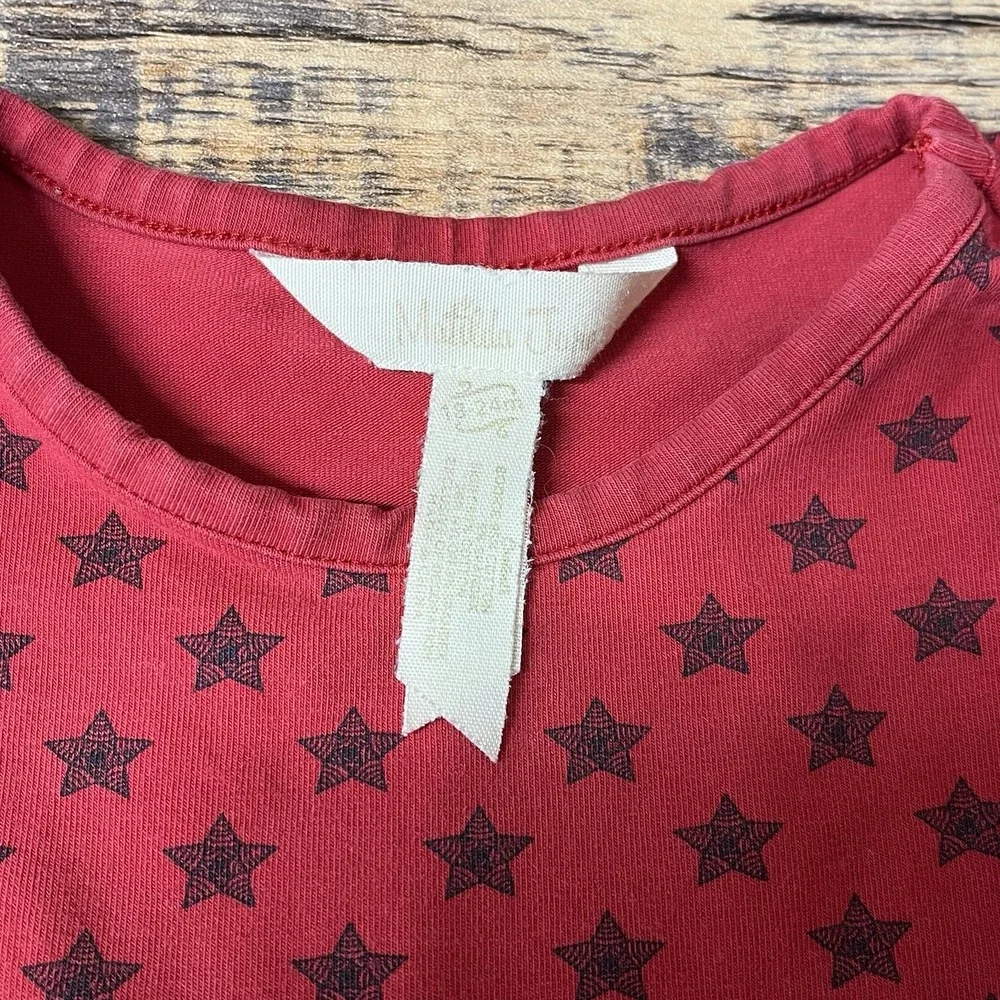 Matilda Jane Patchwork Ruffle Dress Baby Girl 18-24m In the Stars July 4th